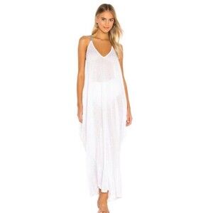 Pitusa Grecian Dress In White Leopard Standard Size